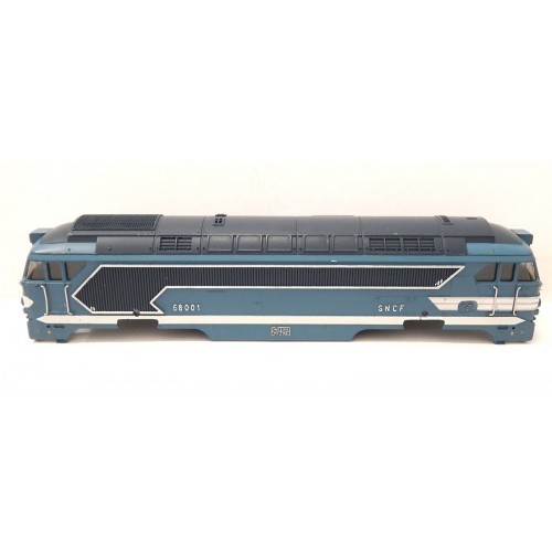 Réf 12653 FLEISCHMANN UNE CAISSE NU DE LOCOMOTIVE CC 68001 HO