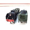 REF 1341 RIVAROSSI LOCOMOTIVE VAPEUR CALAIS 231 E 22 VERTE ET NOIR HO + BOITE