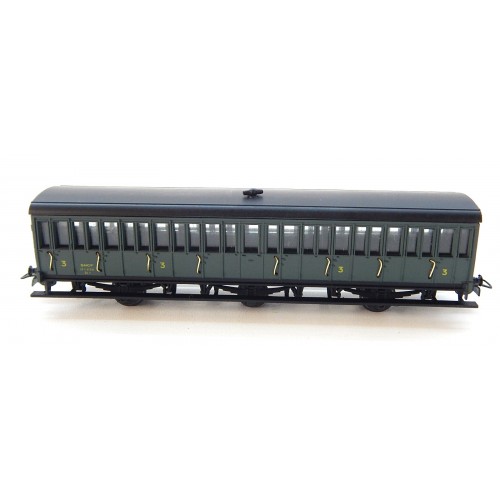 MMM VOITURE 3 ESSIEUX 3 cl 57521 SNCF EN BON ETAT SANS BOITE HO