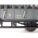 MMM VOITURE 3 ESSIEUX 3 cl 57521 SNCF EN BON ETAT SANS BOITE HO