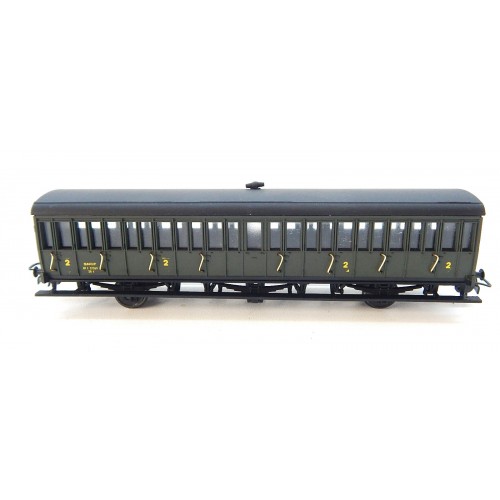 MMM VOITURE 3 ESSIEUX 2 cl 53369 SNCF EN BON ETAT SANS BOITE HO