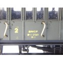 MMM VOITURE 3 ESSIEUX 2 cl 53369 SNCF EN BON ETAT SANS BOITE HO