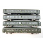 MMM LOT 4 VOITURES VOYAGEUR USI 2 CL VERTE HO SANS BOITE