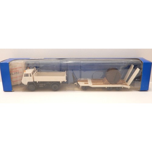 ROCO CAMION CHANTIER AVEC REMORQUE EN BOITE REF 1408 HO