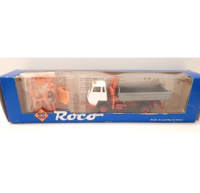 ROCO CAMION BENNE CHASSE NEIGE EN BOITE REF 1651 HO