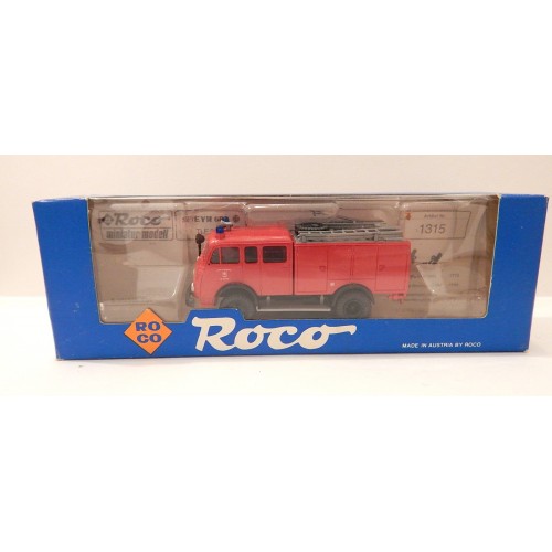 ROCO VEHICULE DE POMPIER NEUVE EN BOITE REF 1315HO