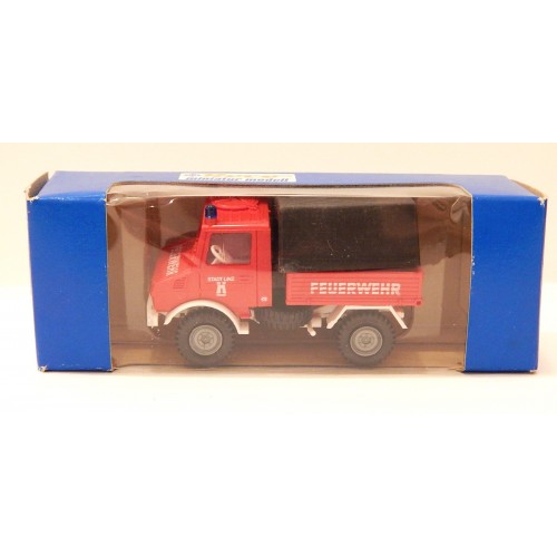 ROCO CAMION DE POMPIER UNIMOG NEUVE EN BOITE REF 1319 HO