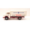 BREKINA CAMION MERCEDES BLANC BIERE D ALSACE HO SANS BOITE