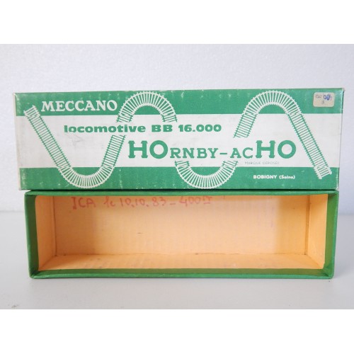 HORNBY BOITE VIDE 638 DE LOCOMOTIVE BB 16009 HO