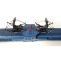 R 15062 - LIMA CAISSE COMPLETE CC 14166 BLEU DE LOCOMOTIVE CC 14000 HO