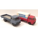 LOT DE DEUX CAMIONS BACHER ET PLATEAU HERPA ET WIKING HO