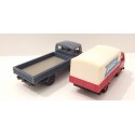 LOT DE DEUX CAMIONS BACHER ET PLATEAU HERPA ET WIKING HO