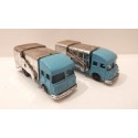 HUSKY LOT DE DEUX CAMIONS POUBELLE ECHELLE 1/100