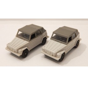 DEUX VEHICULES MILITAIRE V W MARQUE WIKING HO
