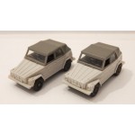 DEUX VEHICULES MILITAIRE V W MARQUE WIKING HO