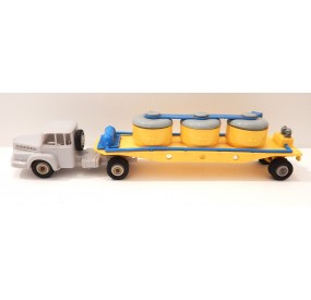 NOREV CAMION UNIC REMORQUE CITERNE CIMENT HO SANS BOITE