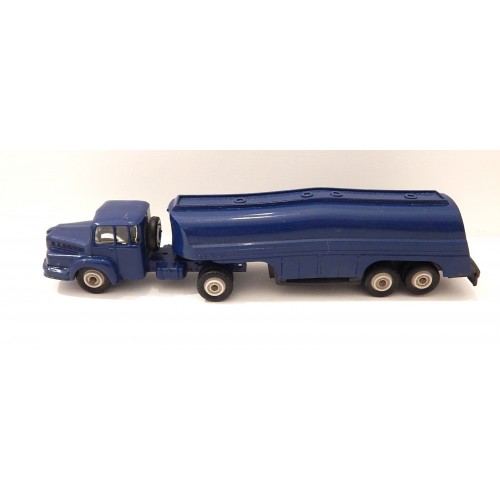 NOREV CAMION UNIC REMORQUE CITERNE BLEU HO SANS BOITE