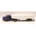 NOREV CAMION UNIC REMORQUE CITERNE BLANC HO SANS BOITE
