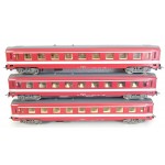 JOUEF LOT 3 VOITURE VOYAGEUR + AMENAGEMENT UIC TYPE CAPITOLE HO SANS BOITE