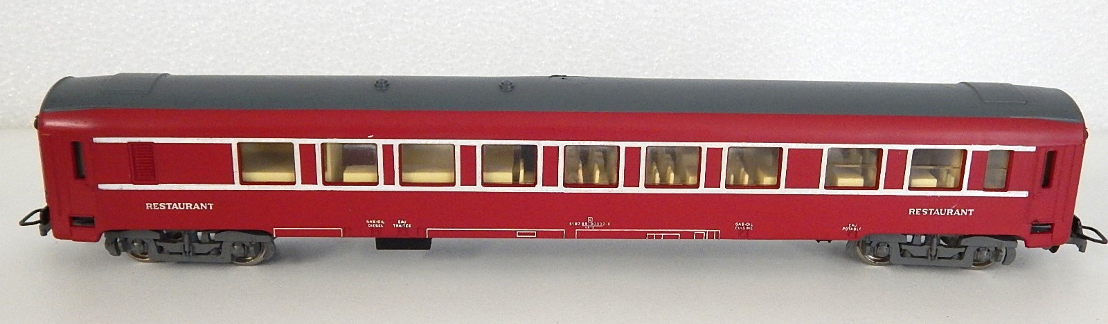 Voitures JOUEF Prestige UIC Rouge - Réfs 5310,5311,5309 + Une - Boîte PVC