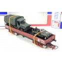Réf 6601 - JOUEF WAGONS PLAT A BOGIES JEEP WILLYS + CAMION HO EN BOITE BBR