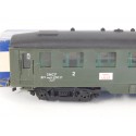 7330 HORNBY VOITURES TYPE EST PARIS LILLES 2 CL EN BOITE BLEU HO