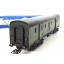 RARE HORNBY FOURGON BAGAGE SNCF AVEC PORTE LATERAL EN BOITE BLEU HO REF 7310