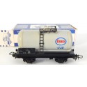REF 7100 HORNBY WAGON CITERNE ESSO GRIS EN BOITE BLEU