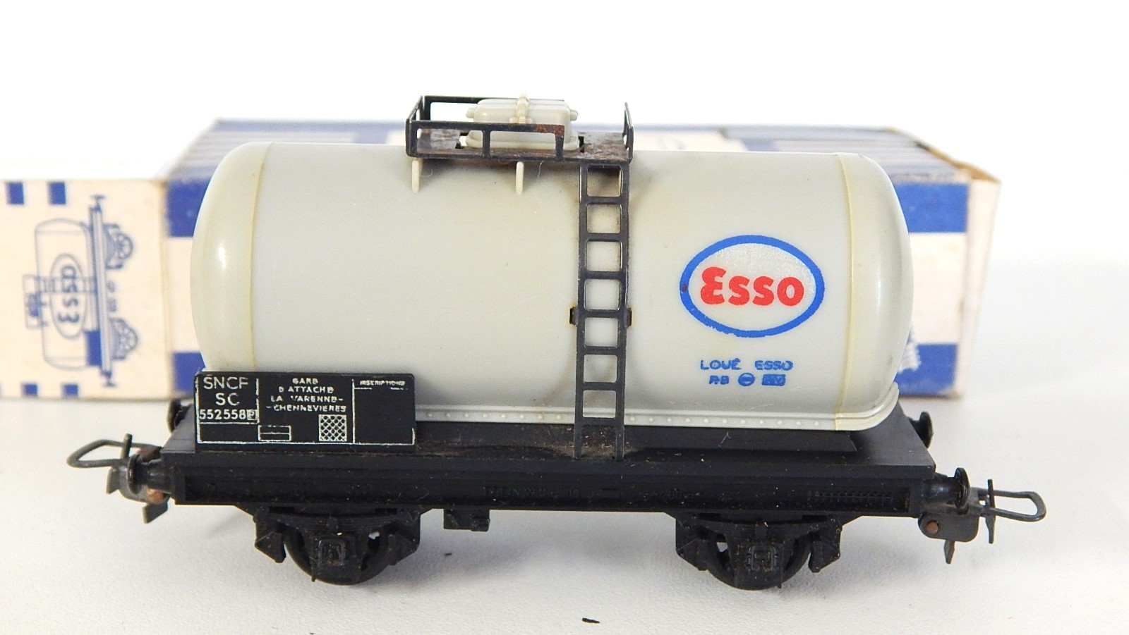 Set de 2 wagons citernes pétrole ESSO | HO 1/87 | SNCF