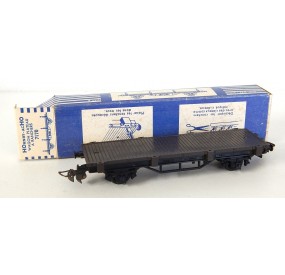 REF 7170 HORNBY WAGON PLATEAU A RANCHER EN BOITE BLEU HO
