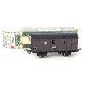 Ref 7000 HORNBY WAGON COUVERT A ESSIEUX FIN CONVOIE EN BOITE VERTE HO