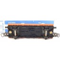 7180 - HORNBY WAGON PLAT A ESSIEUX ATTELAGES A BOUCLES HO EN BOITE BLEU