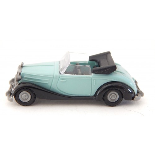 PRALINE VEHICULE MERCEDES 170 S BLEU ET NOIR HO SANS BOITE