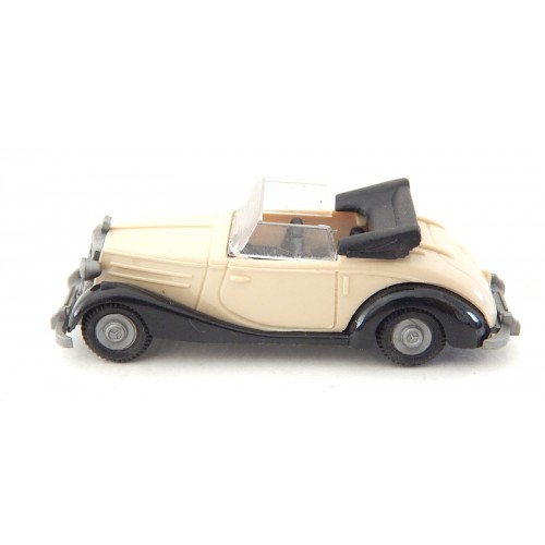 PRALINE VEHICULE MERCEDES 170 S BEIGE ET NOIR HO SANS BOITE