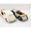 PRALINE DEUX VEHICULES HORCH 853 A BEIGE ET NOIR ET BEIGE HO SANS BOITE