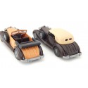 PRALINE DEUX VEHICULES HORCH 853 A MARRON ET BRUN HO SANS BOITE