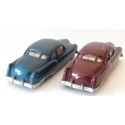 PRALINE DEUX VEHICULES CADILLAC BLEU ET MARRON HO SANS BOITE