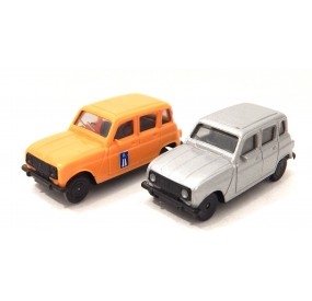 HERPA VEHICULE 2 RENAULT 4 L HO SANS BOITE