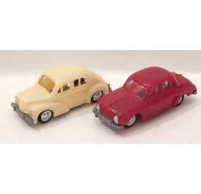 HERPA VEHICULE 2 RENAULT DAUPHINE HO SANS BOITE