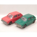 FLEISCHMANN 2 VEHICULES VW GOLF ROUGE ET VERT HO SANS BOITE