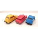 EKO + HERPA 3 VEHICULES CITROEN 2 CV ET AMI 6 HO SANS BOITE