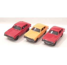 WIKING 3 VEHICULES FORD CAPRI HO SANS BOITE