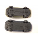 HERPA 2 VEHICULES PORCHE 928 HO SANS BOITE