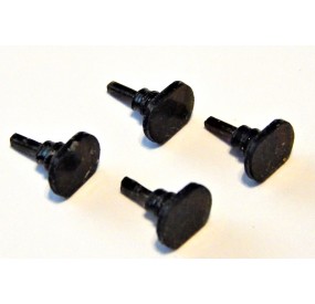 R 14840 - HORNBY QUATRE TAMPONS DE LOCOMOIVE VAPEUR 131 TB 42 HO