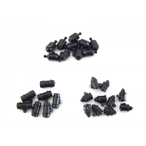 Réf 17202 - HORNBY LOT DE 27 DETAILES DE CAISSE DE VOITURE VOYAGEUR HO
