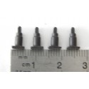 Ref 17208 ROCO 4 TAMPONS GRIS DE WAGON HO