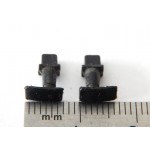 Ref 17209 ROCO JOUEF 2 TAMPONS GRIS DE WAGON HO