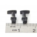 Ref 17209 ROCO JOUEF 2 TAMPONS GRIS DE WAGON HO