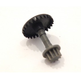 R 7405 UN AXE DE RENVOIE 20 mm PIGNON 10 DENTS COURONNE ET CIRCLIP JOUEF HO