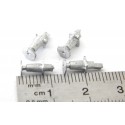 REF 17221 JEUX DE 4 TAMPONS EN METAL DESTINATION INCONNUE HO